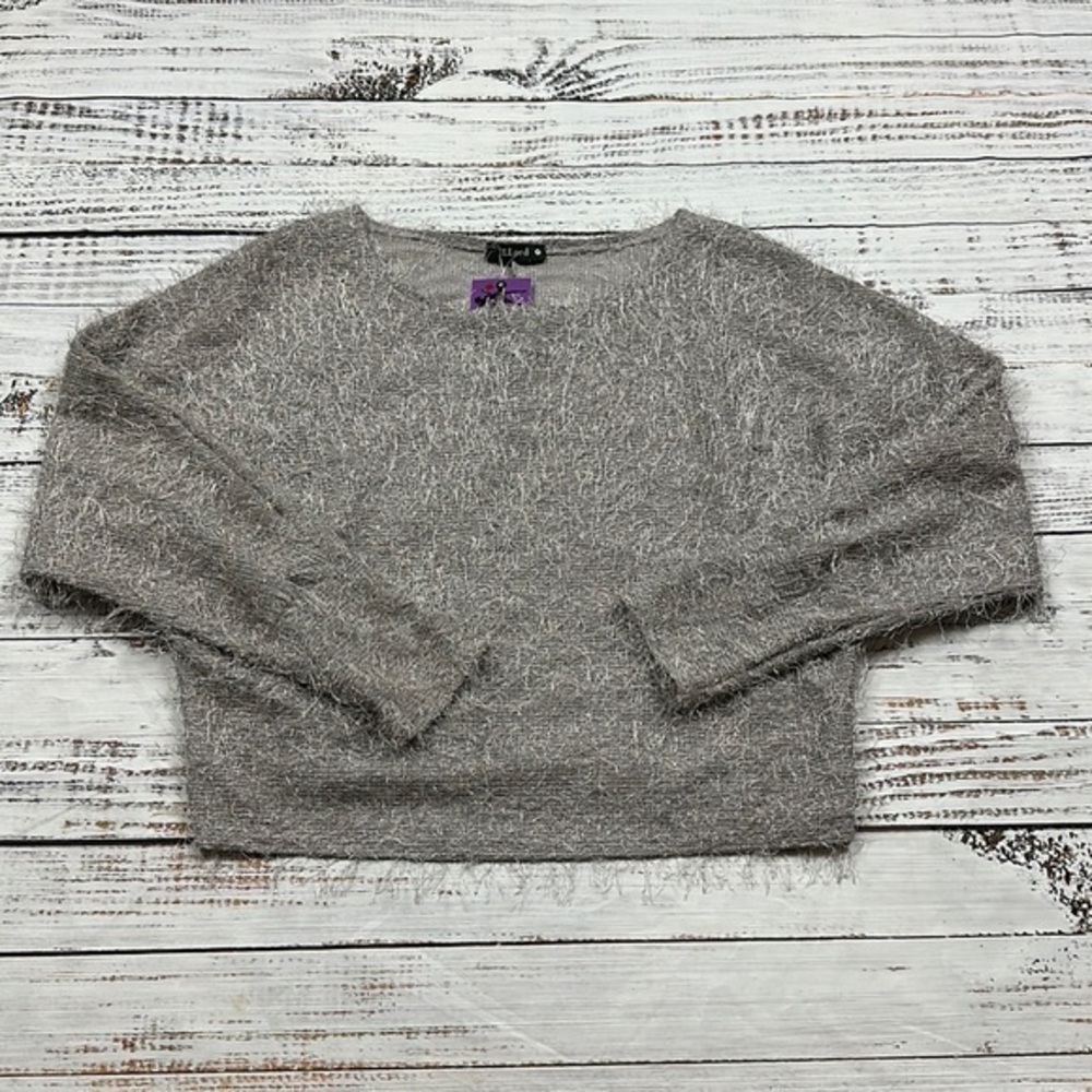 NWT Illord eyelash‎ fuzzy long sleeve sweater size 1x